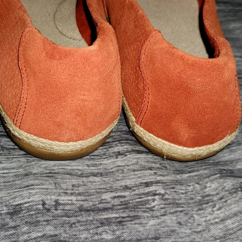 Clarks Collection Women's Suede‎ Espadrille Slip On Loafers Size 9M